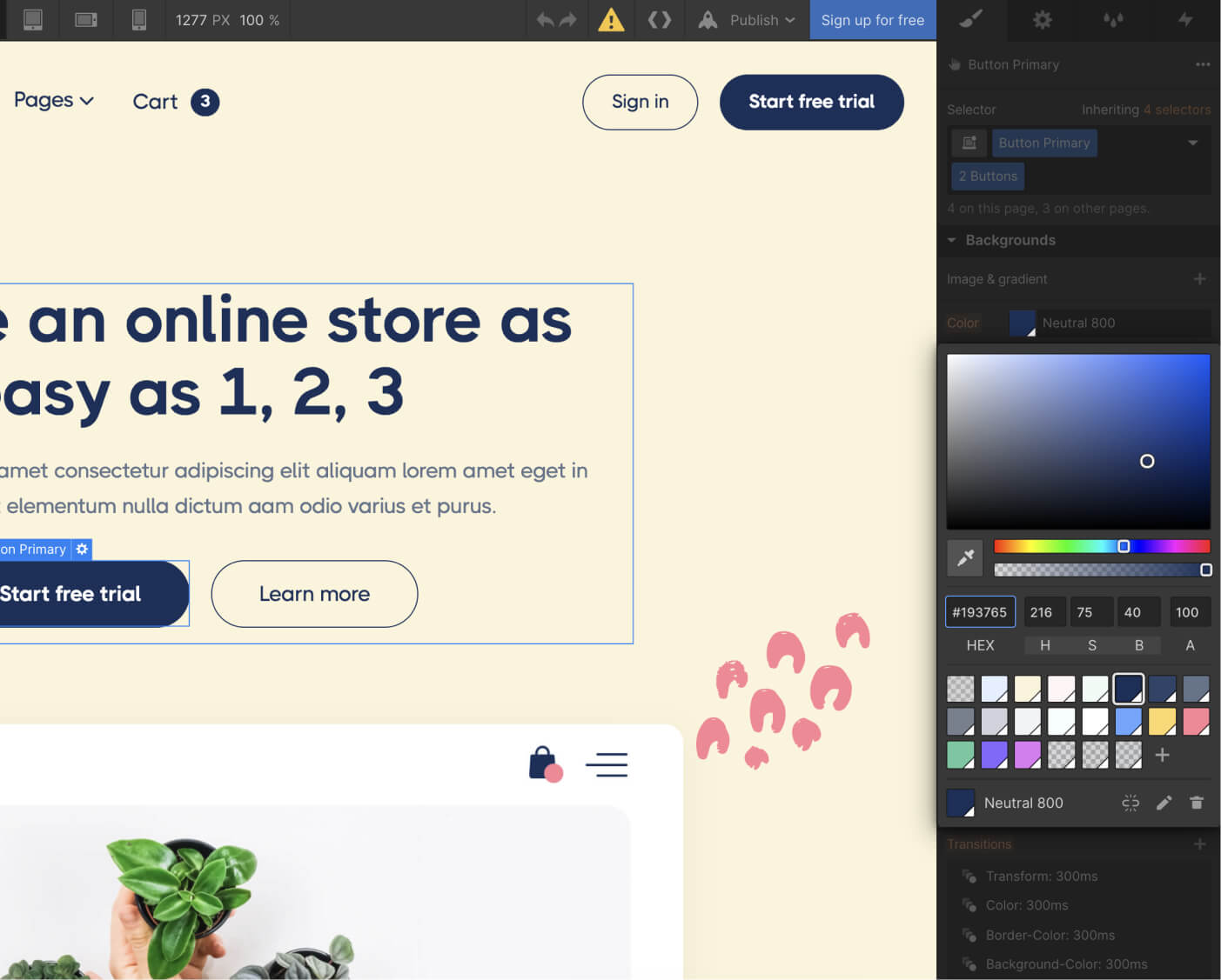 Colors - Mershopstore Template