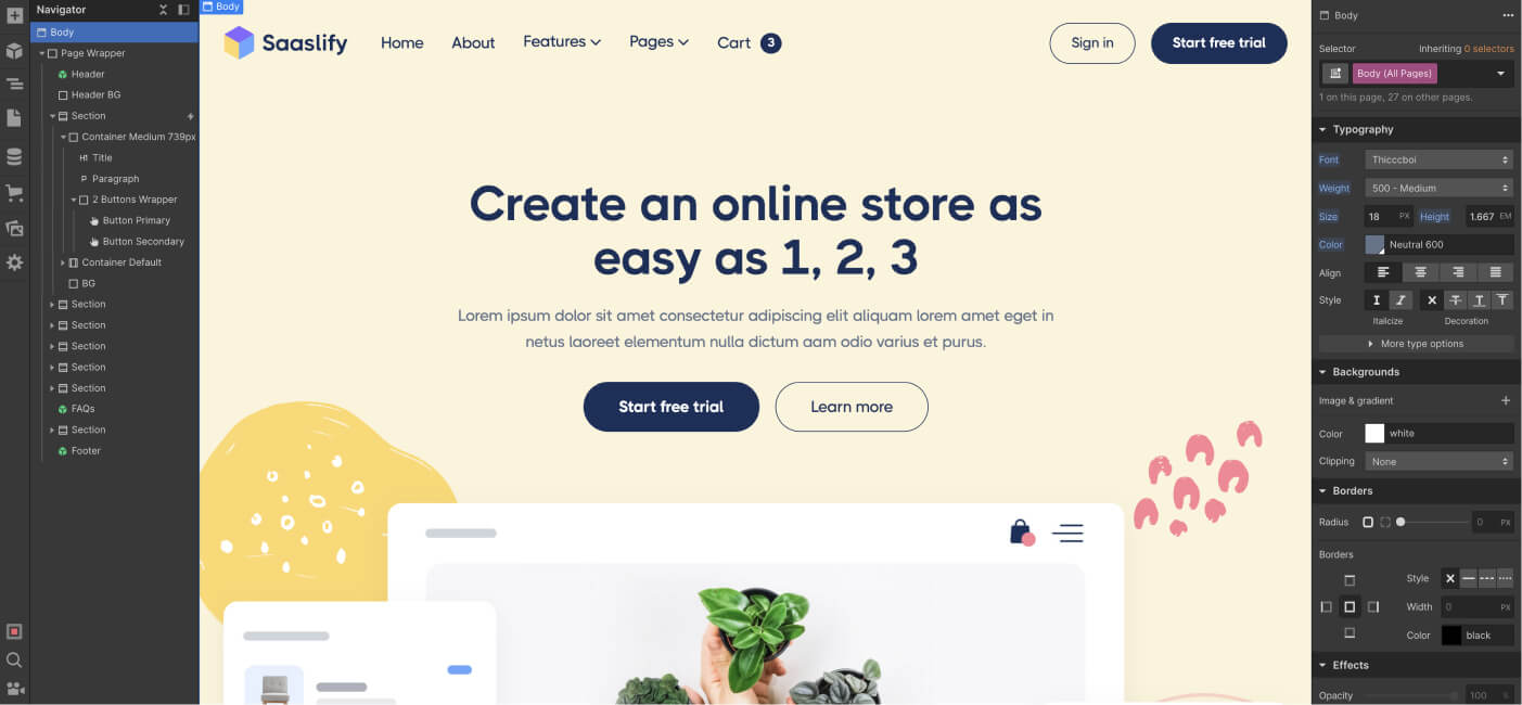 Tyography - Mershopstore Template